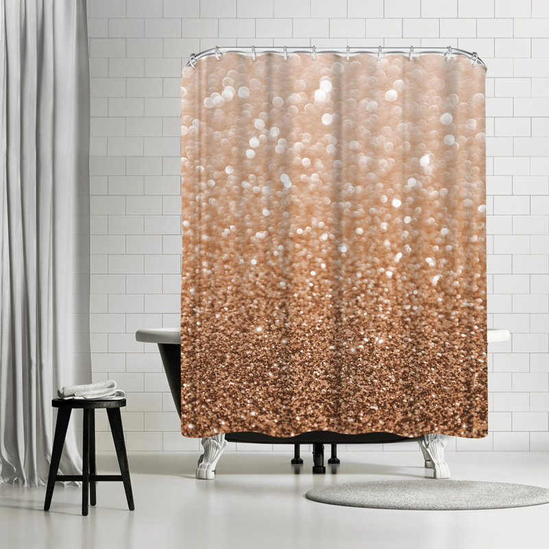copper shower curtain
